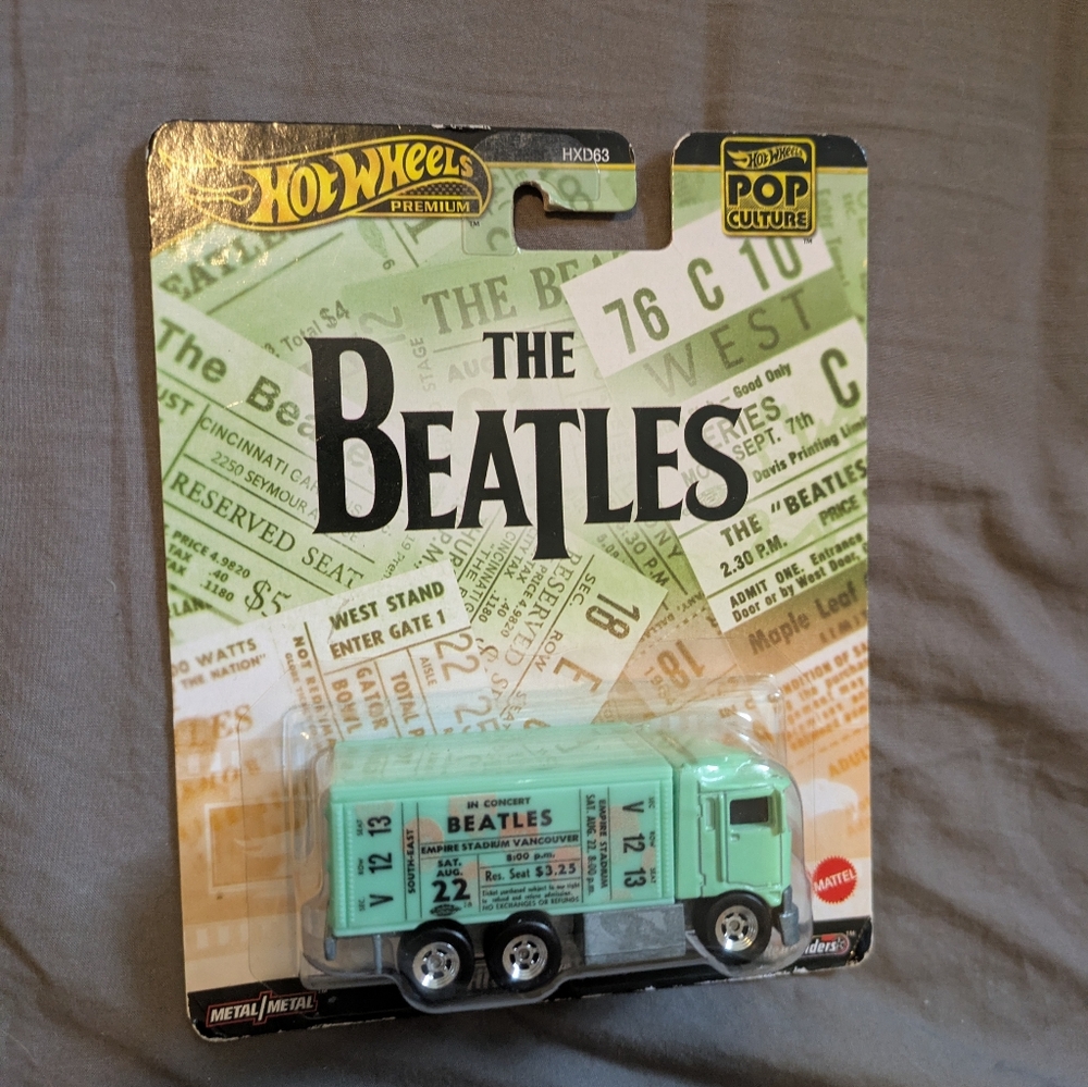 Hot Wheels The Beatles Pop Culture Toy Truck - Light Blue